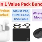 HP 2024 Newest 14″ Laptop Notebook Thin Light Students Business, Quad-Core Intel N4120, 4GB RAM, 192GB (128GB eMMC+ 64GB Card), 1 Year Office 365, Webcam, WiFi, Windows 11S, HubxcelAccessory Rose Gold