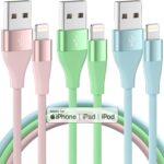 iPhone Charger 3Pack 10 FT Apple MFi Certified Lightning Cable Fast Charging iPhone Charger Cord Compatible with iPhone 14 13 12 11 Pro Max XR XS X 8 7 6 Plus SE iPad and More