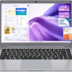 jumper Laptop, Office 365 One-Year, 12GB RAM 512GB SSD, Celeron N4000 CPU, Notebook Computer with 14″ FHD 1080P Display, 35.52WH Battery, 2 Speakers, 2.4G+5G WiFi, Portable Business Laptops.(Gray)