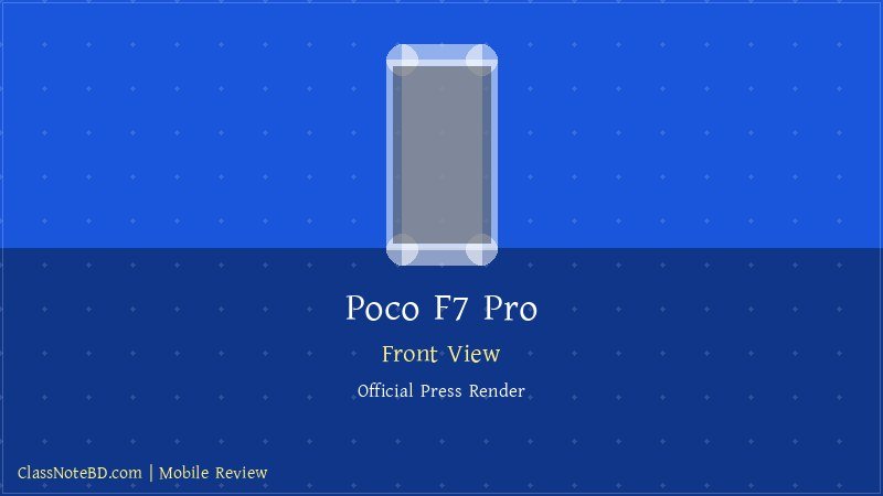 Poco F7 Pro সামনের ডিসপ্লে